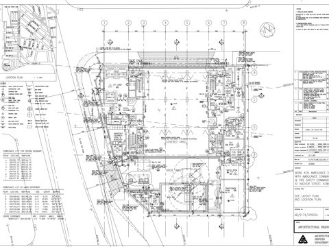 平面布置图cad施工图