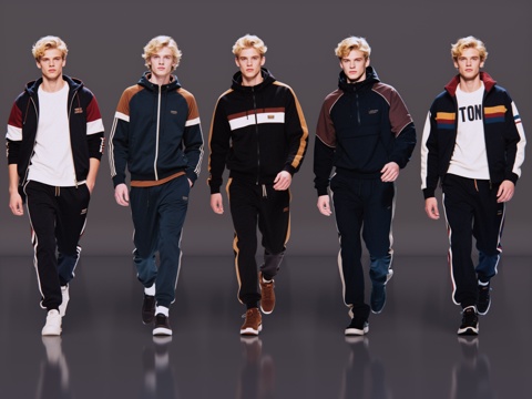 2D现代人物 时尚休闲装 休闲模特 现代商业街拍 休闲装帅哥su模型