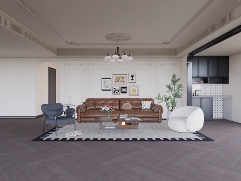 茶室 卧室 餐厅 家装 衣帽间 客餐厅 卫生间su模型