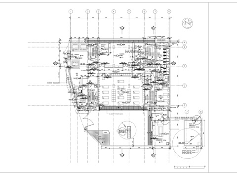 平面布置图cad施工图