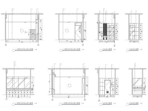 卫生间立面cad施工图