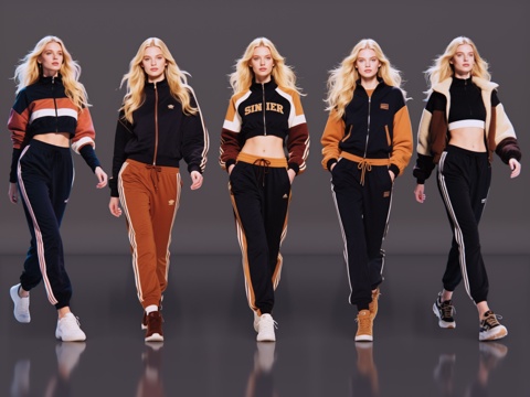 2D现代美女 现代人物 商业街拍 站姿美女 女人 休闲美女su模型