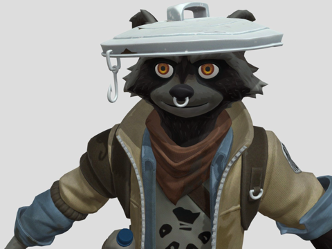 鲁弗斯堡垒之夜皮肤su模型