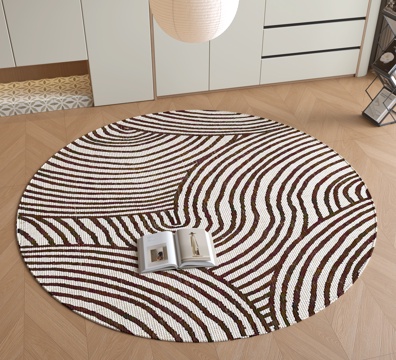 现代圆形地毯su模型