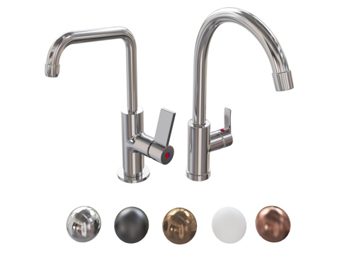  现代水龙头su模型 