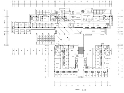病房 综合楼 平面布置图cad施工图