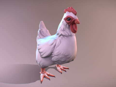  小鸡伙伴su模型 