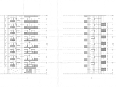 公寓建筑图纸 大厦建筑图纸 住宅建筑图纸 办公写字楼图纸cad施工图 