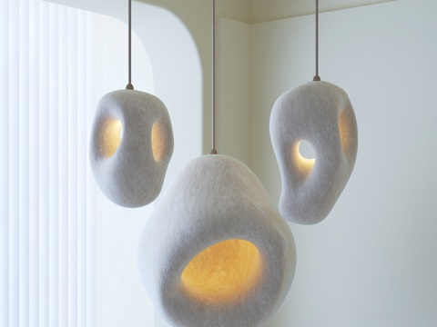 诧寂吊灯su模型