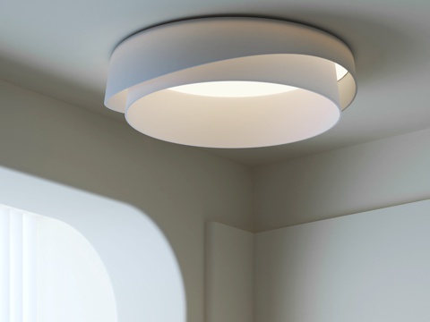  现代吸顶灯su模型 