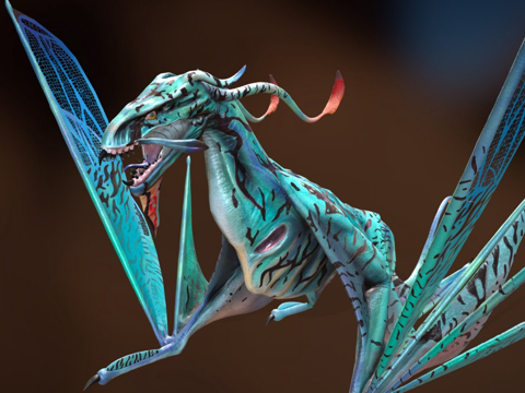 阿凡达的斑溪兽游戏就绪su模型