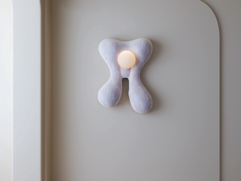  现代壁灯su模型 