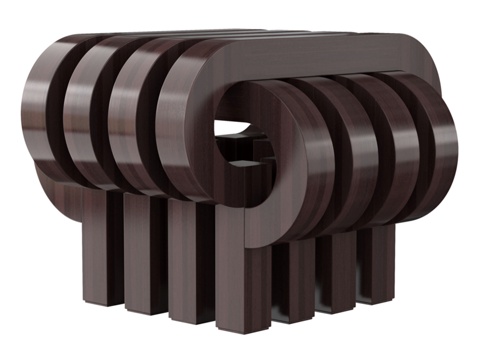 Tolga Sencer设计的Tamga凳子3d模型