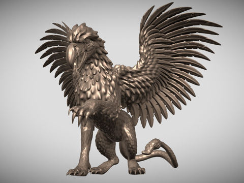 狮鹫格里芬打印su模型
