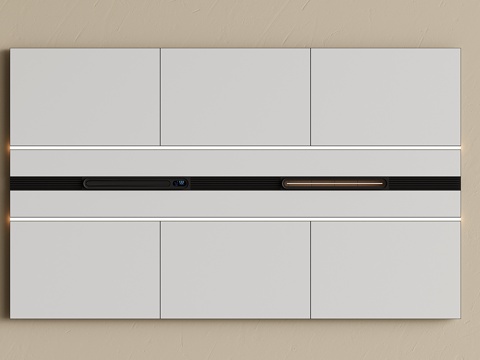  现代蜂窝大板吊顶 集成吊顶 无主灯吊顶 卫生间吊顶su模型 