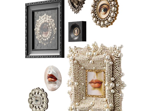 现代轻奢挂画集合su模型