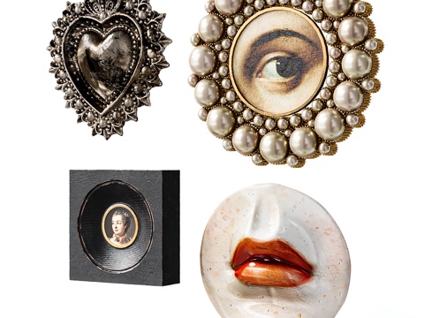 现代轻奢挂画组合su模型