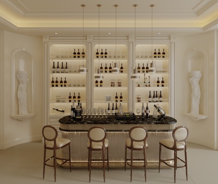 欧式酒柜3d模型