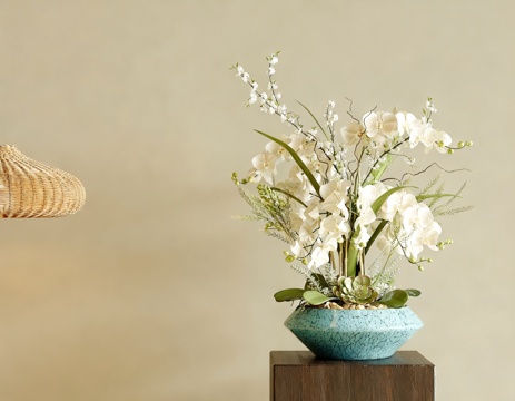  新中式花艺3d模型 