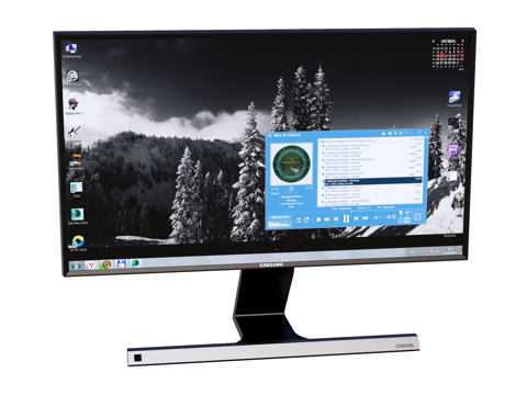  台式电脑 PC 显示器su模型 