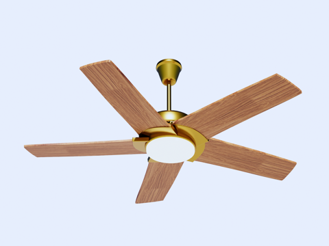  风扇 吊扇 风扇灯su模型 