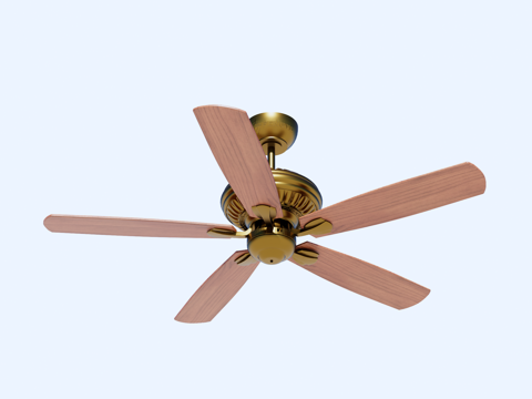  风扇 吊扇su模型 