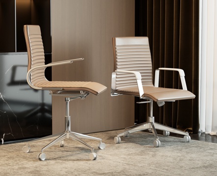  现代办公椅su模型 