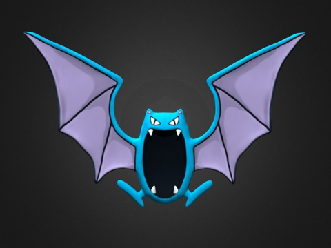 宝可梦大嘴蝠su模型