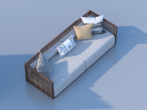  休闲沙发3d模型 