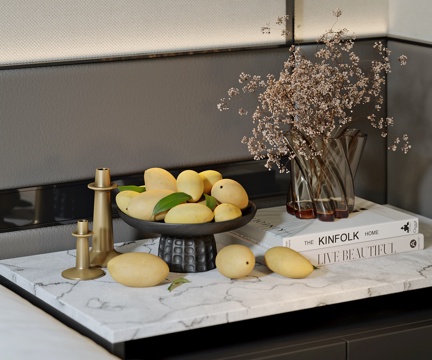  现代水果芒果3d模型 