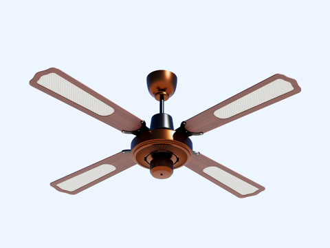  风扇 吊扇su模型 