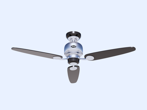  风扇 吊扇su模型 