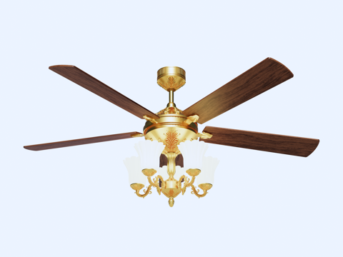  风扇 吊扇 风扇灯su模型 