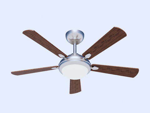  风扇 吊扇 风扇灯su模型 