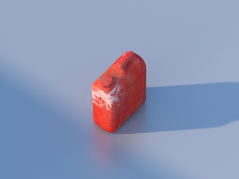  汽油桶 塑料桶 储水桶3d模型 