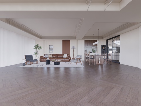  家装 卫生间 衣帽间 厨房 客厅 客餐厅 门窗su模型 