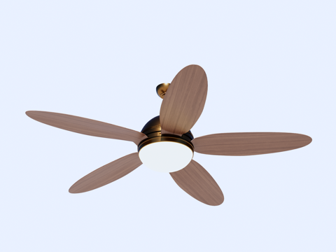  风扇 吊扇 风扇灯su模型 