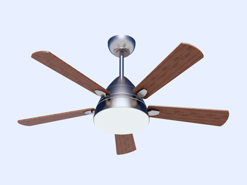  风扇 吊扇 风扇灯su模型 