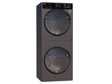  滚筒洗衣机 烘干机 洗烘一体su模型 