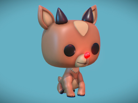 月3日第6天Funko鲁道夫su模型