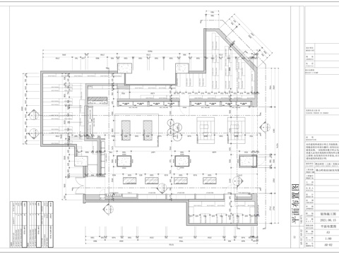  CK服装店时尚配饰鞋履全套施工图cad施工图 