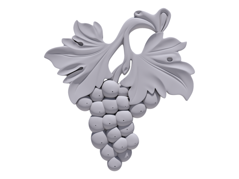 石膏雕花造型su模型