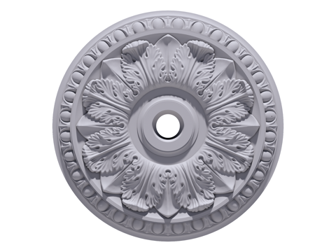石膏雕花造型su模型