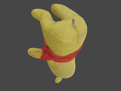 游戏就绪 小熊维尼玩偶su模型