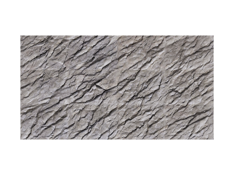 PU石 装饰背景墙su模型