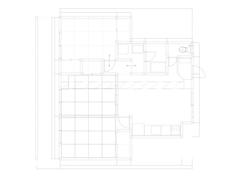  平面户型图cad施工图 