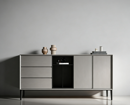 现代装饰柜su模型