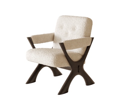 现代休闲椅su模型