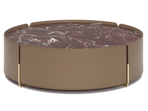 现代简约轻奢茶几 茶几 简约茶几 客厅茶几 圆形茶几3d模型