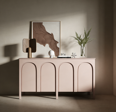 现代装饰柜su模型